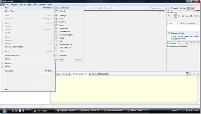 Selenium Tutorial – Create Google page rank project_in_Eclipse Selenium Tutorial – Create Google page rank project_in_Eclipse