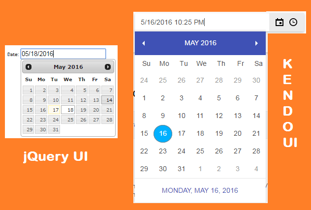 jQuery and Kendo - Handle date picker in Webdriver