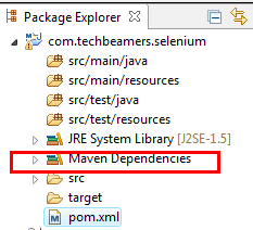 Running Webdriver Tests Using Maven - Check Dependencies