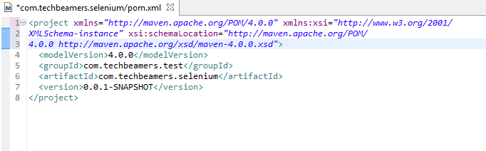 Running Webdriver Tests Using Maven - POM Overview