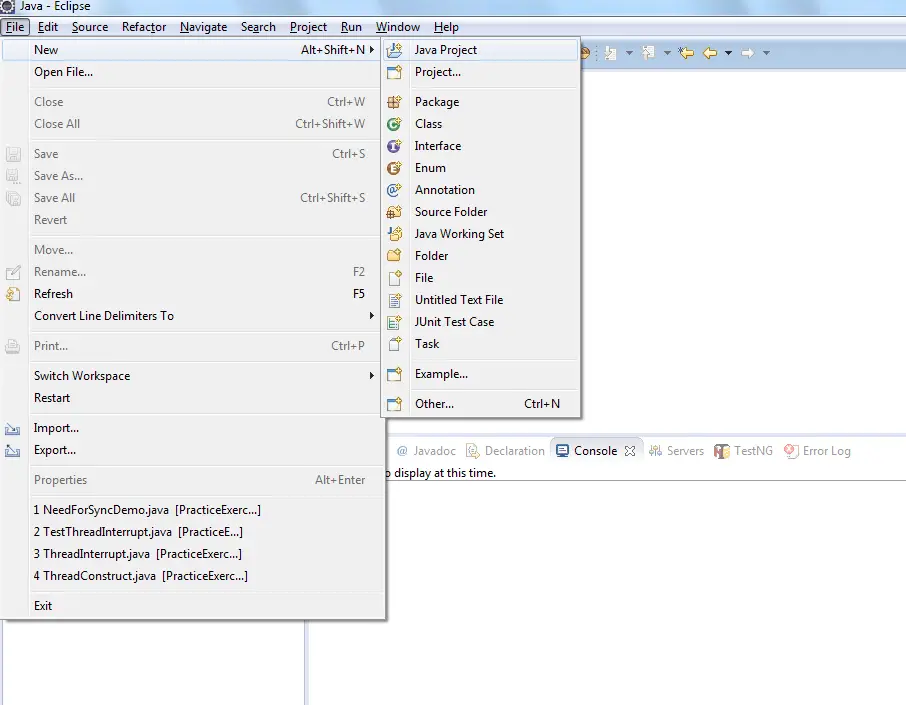 Setup Selenium WebDriver Project-1