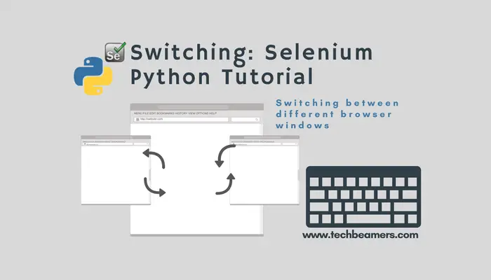 Switch Between Windows Selenium Python