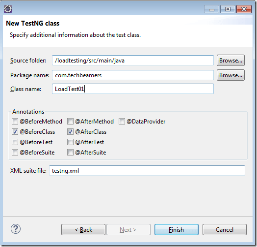WebDriver Maven Project - Create a New TestNG Class WebDriver Maven Project - Create a New TestNG Class